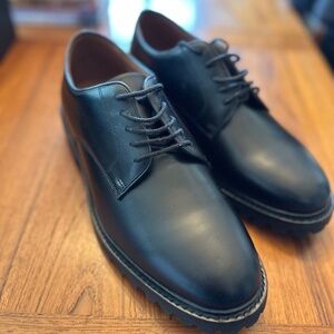 J. Crew Heritage Lug Sole Leather Bluchers Mens Size 9 Goodyear Welt Vibram